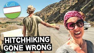 HITCHHIKING FAIL IN UZBEKISTAN | HE WANTED MONEY | Full-time Travel Vlog