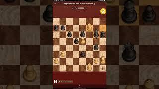Today's Puzzle at Chess.com || Nepo Solved This in 16 Seconds! || chess.com #codewitharhan #chesscom