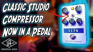 Universal Audio's 1176 Studio Compressor Now in a Pedal-  UAFX