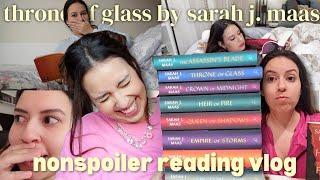 I finally read throne of glass️‍️ nonspoiler reading vlog!