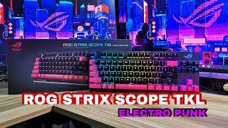 Asus ROG Strix Scope TKL Electro Punk Mechanical Keyboard - UNBOXING