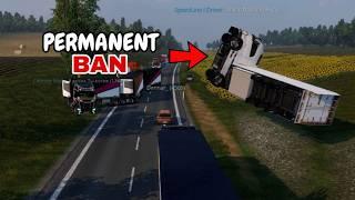 BEST OF IDIOTS on the road - Funny Moments| ETS2MP