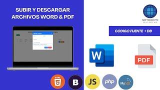 36. Subir & Descargar Archivos WORD & PDF usando PHP & MySQL.