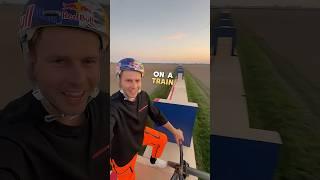 Riding A Bike On The Train 
