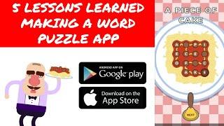 AlphaNoodles Retrospective - 5 Lessons Learned Making a Word Puzzle App