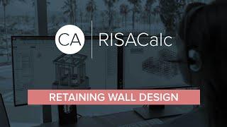 RISACalc: Retaining Wall Design