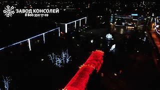 Световое оформление площади в Солнечногорске