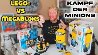 Minion Gru sieht schon komisch aus & stellt sich Kevin. MegaWeek 53 | LEGO® 75582 vs MegaBloks CNF59