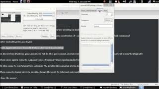 How to record audio with record my desktop in kali linux