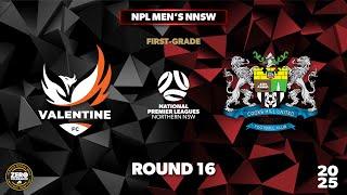 NPL Men's NNSW Round 16 First Grade - Valentine FC v Cooks Hill United