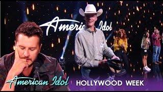 Luke Bryan Gives This Poor Cowboy His Boots After MOVING Performance | American Idol