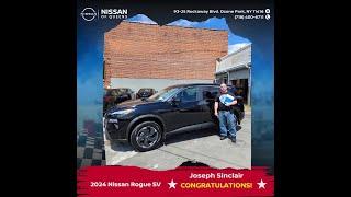 Congratulations Joseph Sinclair on your new 2024 Nissan Rogue SV! | Nissan of Queens