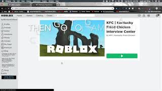 KFC | Roblox How to get a job!