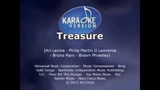 Bruno Mars - Treasure (Karaoke)