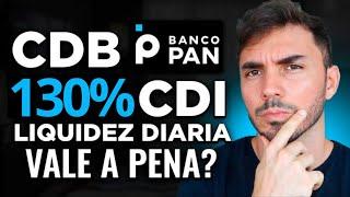 BANCO PAN 130% CDI: Poupa Pan até 250 mil reais com liquidez diária