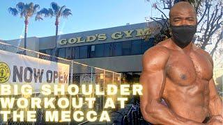 Sunrise Shoulder Workout at Golds Gym Venice The Mecca Train With Quan