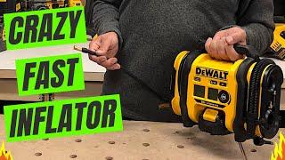 Inflates & DEFLATES super fast! Dewalt Cordless Tire Inflator DCC020IB review