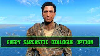 Every Sarcastic Jerk Dialogue Option in Fallout 4