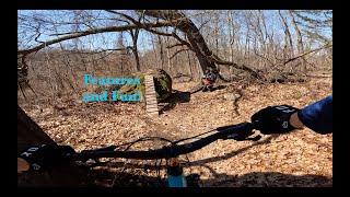 Enduro Fun and Features Galore at Glen Park, PA ! | My First Time Riding MTB Trails @ Glen Park !