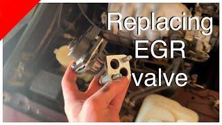 how to replace EGR valve in a 2000 Mazda Miata