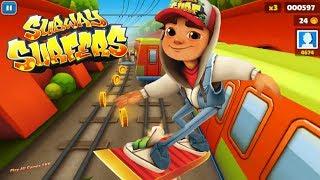 SUBWAY SURFERS: TRAIN JUMPING + BONUS:  12 MYSTERY BOXES OPENING