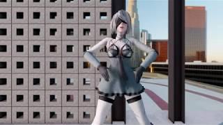 [VR180] [3D][MMD] NieR: Automata 2B [A]ddiction 3D VR ray-MMD