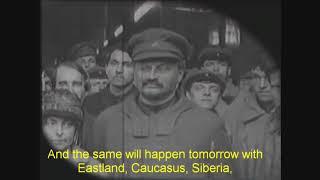 Leon Trotsky: "There will be, in the whole world a United Soviet Republic of all Peoples!"