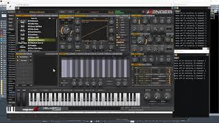 Elements midi monitoring tip and output the Arp data from Avenger into Reason.