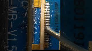 There is a mistake here, only a professional will notice.#hobby #soldering #repair #board