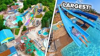 New York's LARGEST Water Theme Park! Water Safari All Slide POV's