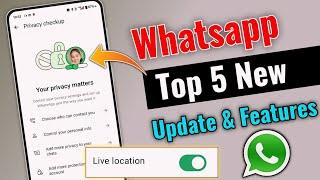 WhatsApp मे आया नया Update | WhatsApp Top 5 New Feature | WhatsApp New Update | Hindi me sikho