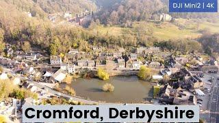 Cromford, Derbyshire by drone. Enjoy the view. March 2022 | 4K