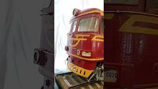 Гигантская модель теповоза ТЭП60 / The giant model of the diesel locomotive #diesel #train #railway