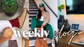 Vlog: Top Fall Coat Haul, Come Thrift With Me for Fall Trends, I Quit My Corporate Job & Family Time