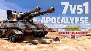 Red Alert 2 | Tank Division of APOCALYPSE | (7 vs 1 NO SW)