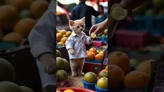 Poor kitten gets ridiculed by friends for playing with old toy airplane at junkyard #cat