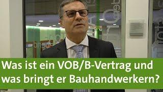 Was ist ein VOB/B-Vertrag? Fünf Fragen an Rechtsanwalt Ulrich Hartmann