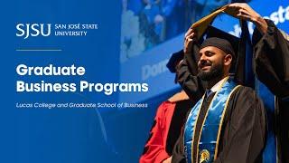 Graduate Business Programs at San José State University (SJSU)