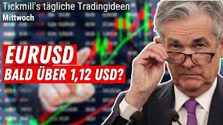 EURUSD mit bulischer Flagge + WTI | Zucker | Tesla