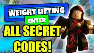 ALL *SECRET* CODES IN WEIGHT LIFTING LEGENDS! (Roblox)