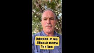 Debunking The Solar Silliness in The New York Times