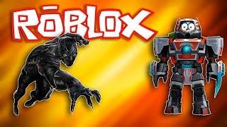 ЧЁРНАЯ ПАНТЕРА ПРОТИВ СУПЕРГЕРОЕВ В ROBLOX  SUPER HERO TYCOON