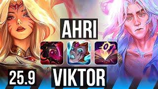 AHRI vs VIKTOR (MID) | Legendary | EUW Challenger | 25.9