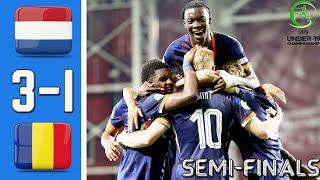Netherlands vs Romania 3-1 Highlights & All Goal | Euro U19 Semi-finals | 24-06-2025