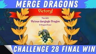 Merge Dragons Challenge 28 - Final Win Walkthrough