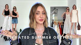 ELEVATED SUMMER OUTFITS | 12 simple, wearable outfits