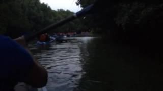 Kayaking to lagoon, Puerto Rico