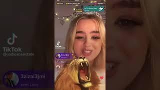 TikTok live streamers reaction to lion gift