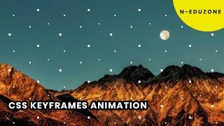 Simple Snowfall Background pattern Animation | Pure Css Tutorials For Beginners