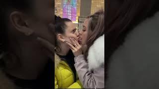 kissing prank | Kissing prank compilation | Kissing prank tiktok challange |  #prank #Shorts